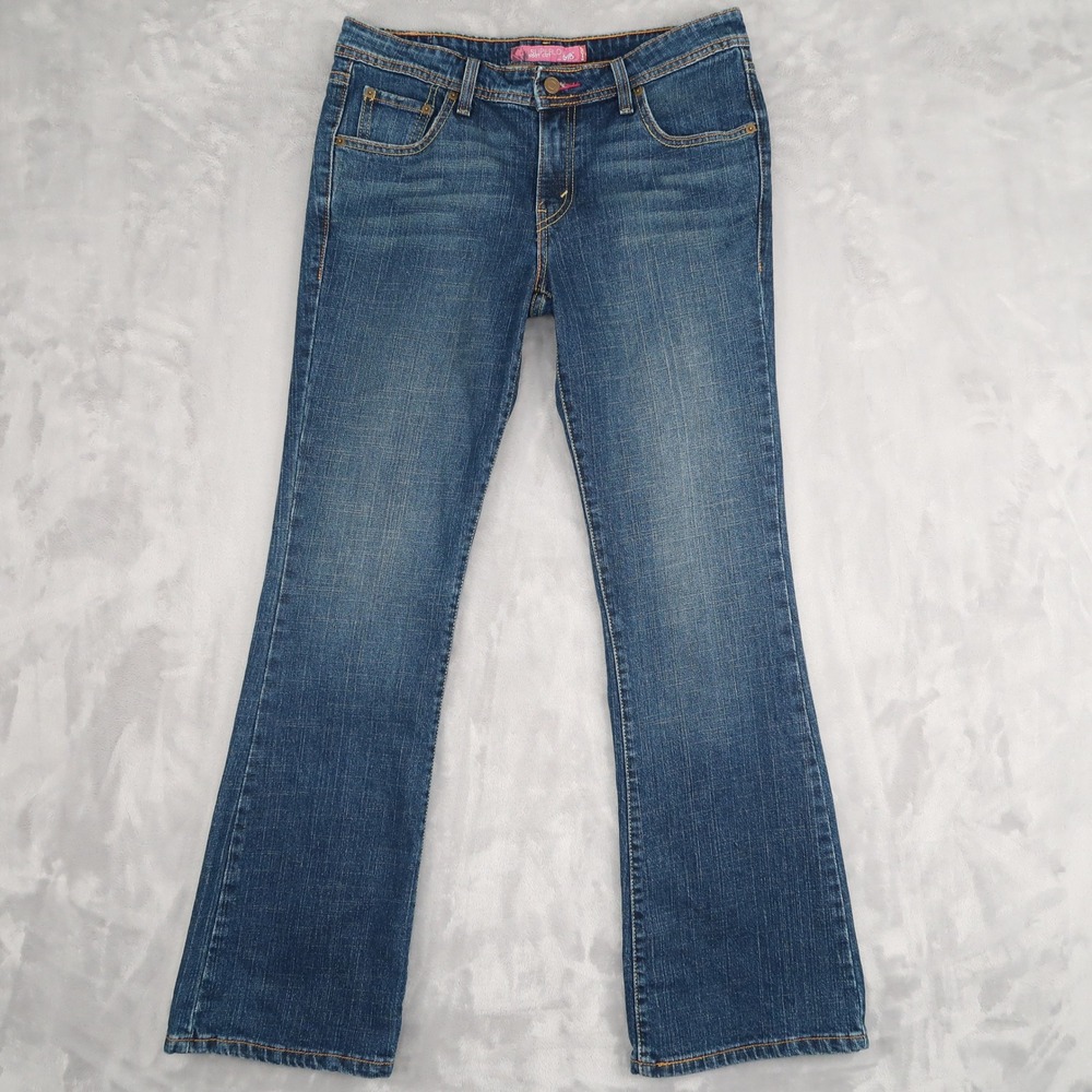 Levis 518 Jeans Womens Juniors 11M Fits 31x31 Superlow Bootcut Y2K Flare Retro